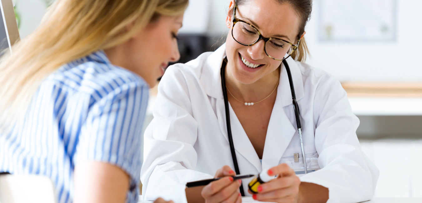 doctor talking with a patient